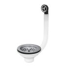 MOSOGATÓ SZIFON KÖR TÚLFOLYÓVAL ÉS SZÜRŐVEL