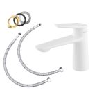 EQUI Szatén fehér mosdó csaptelep