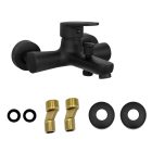 PUEBLA matt fekete kádtöltő csaptelep