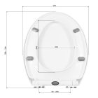 TRIESTE lágyan zárodó wc ülőke