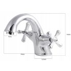 WINDSOR elegáns mosdó csaptelep döntött