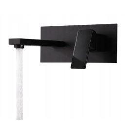 MILANO BLACK matt fekete falsík alatti mosdó csaptelep