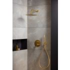 ASTI GOLD falsík alatti zuhany készlet szálcsiszolt arany 