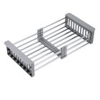 Mosogatókhoz öblítő -szárító kosár teleszkópos 