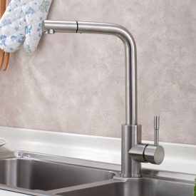 Mainz INOX konyhai csaptelep kihúzható kifolyóval