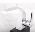 MALMÖ Mosdó+Kádtöltő csaptelep szett (Magas fényű fehér-króm)