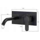 MILANO beépíthető mosdó csaptelep