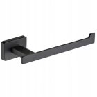 MILANO  matt fekete fali wc papír tartó