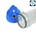 USTM VIZSZŰRŐHÁZ 10" TELJES SZETT 1"-OS RÉZ CSATLAKOZÁSSAL